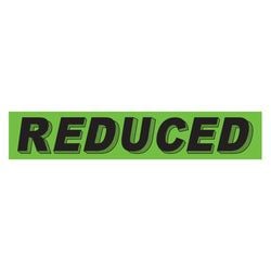 Flourescent Green & Black Slogan - Reduced - Qty. 12