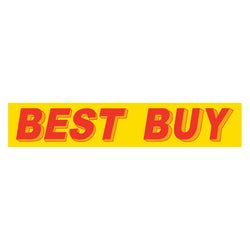 Option – Yellow & Red Slogan - Best Buy - Qty. 12
