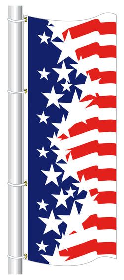 Option – Drapes - PATRIOTIC - 26 STARS - Qty. 1