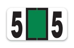 Option – Roll of 500 Color-Code Labels Number 5