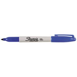 Option – Sharpie Marker - Fine Tip - Blue - Qty. 12 Per Box