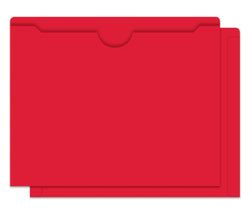 Option – Ultra Heavy Duty Jacket, Plain - RED - Pack of 100