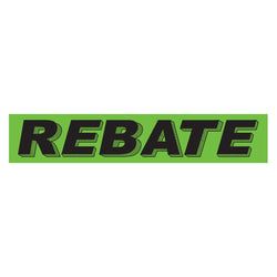 Option – Flourescent Green & Black Slogan - Rebate - Qty. 12