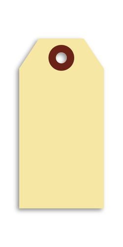 Manila Key Tags - Plain Manila Tag Only - Qty.1000