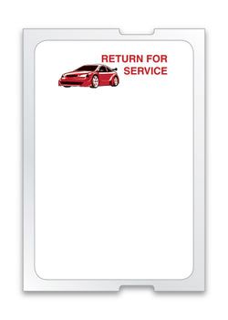 Option – Static Clings - Red Car - Long - For 5 in 1, ROLL of 500