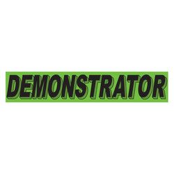 Option – Flourescent Green & Black Slogan - Demonstrator - Qty. 12