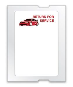 Option – Static Clings - Red Car - For 5 in 1, ROLL of 500