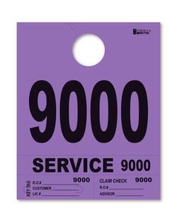 4 Part Heavy Brite Disp. No. - HB4P-9 - Purple - 9000-9999