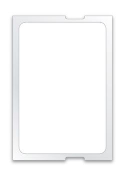 Option – Static Clings - Blank White - Long - For 5 in 1, ROLL of 500