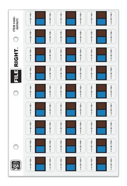 Option – Color-Code Auto-Make INFINITI, Ring Book, Pkg. of 270 labels