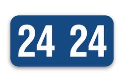 Option – Roll of 500 Year 2024 Labels for Color-Code