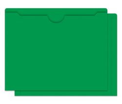 Ultra Heavy Duty Jacket, Plain - GREEN - Box of 100