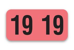Roll of 500 Year 2019 Labels for Color-Code