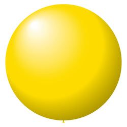 Option – Giant Latex Balloons - 60" - Yellow - Qty. 1