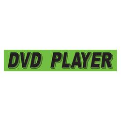 Option – Flourescent Green & Black Slogan - DVD Player - Qty. 12