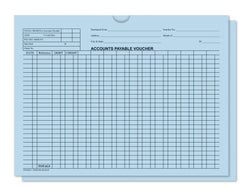 Option – Accounts Payable Voucher Env. - DSA-540 BLUE - Qty. 100