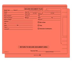 Color-Code Deal Jackets - ORANGE - Box of 100