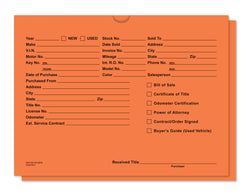 Vehicle Deal Jackets, Printed - DSA-546-SALMON - Box of 500