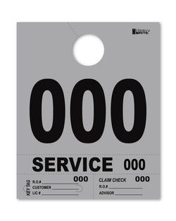 4 Part Heavy Brite Disp. No. - HB4P-0 - Gray - 000-999