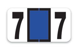 Option – Roll of 500 Color-Code Labels Number 7