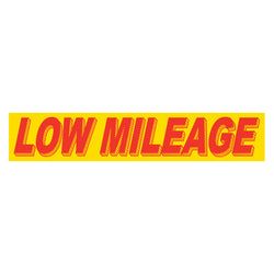 Option – Yellow & Red Slogan - Low Mileage - Qty. 12