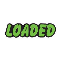 Option – Green & Black Die Cut Slogan - Loaded - Qty. 12
