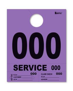 4 Part Heavy Brite Disp. No. - HB4P-0 - Purple - 000-999