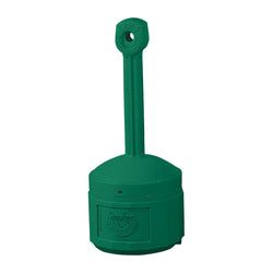 Smokers Cease-Fire Cigarette Butt Receptacle - GREEN - Qty. 1