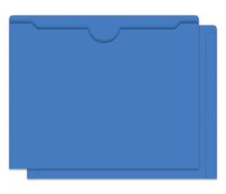Option – Ultra Heavy Duty Jacket, Plain - BLUE - Box of 100