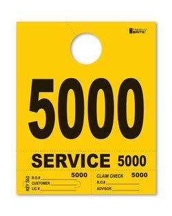 4 Part Heavy Brite Disp. No. - HB4P-5 - Yellow - 5000-5999