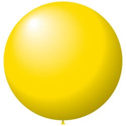 Option – Giant Latex Balloons - 36" - Yellow - Qty. 1