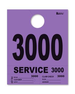 4 Part Heavy Brite Disp. No. - HB4P-3 - Purple - 3000-3999