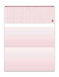 Check Burgundy - Check on Top  - Qty. 500 per Pack