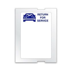 Option – Static Clings - Blue Car - Long - For 5 in 1, ROLL of 500