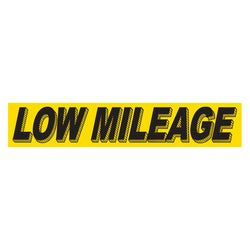 Option – Yellow & Black Slogan - Low Mileage - Qty. 12