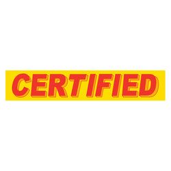 Option – Yellow & Red Slogan - Certified - Qty. 12