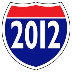 Option – Window Sticker - Interstate Shield - 2012 - Qty. 12
