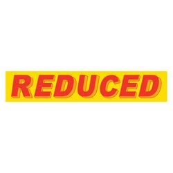 Yellow & Red Slogan - Reduced - Qty. 12