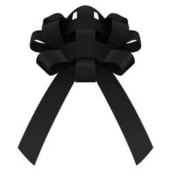 Car Bow - Black Vinyl  30" - Qty. 1