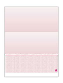 Option – Check Burgundy - Check on Bottom - Qty. 500 per Pack