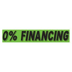 Option – Flourescent Green & Black Slogan - 0% Financing - Qty. 12