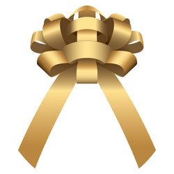 Option – Car Bow - Gold Vinyl  30" - Qty. 1