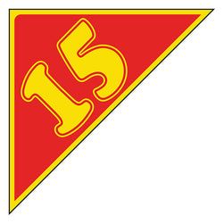 Option – Window Sticker - Auto Angles - Yellow & Red - 2015 - Qty. 12