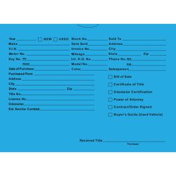 Option – Vehicle Deal Jackets, Printed - DSA-546-TEAL - Box of 100