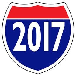 Option – Window Sticker - Interstate Shield - 2017 - Qty. 12