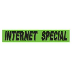 Option – Flourescent Green & Black Slogan - Internet Special - Qty. 12