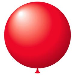 Option – Latex Balloons - 17" - Red  - Qty. 72