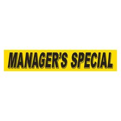 Option – Yellow & Black Slogan - Manager's Special - Qty. 12