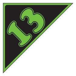 Option – Window Sticker - Auto Angles - Green & Black - 2013 - Qty. 12