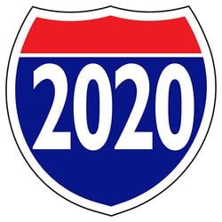 Option – Window Sticker - Interstate Shield - 2020 - Qty. 12